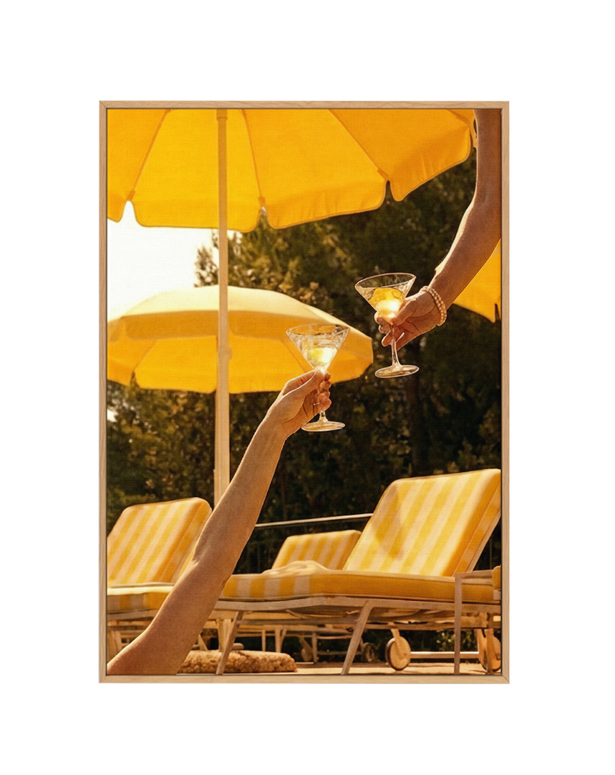 Soleil Society I | Framed Canvas Art Print