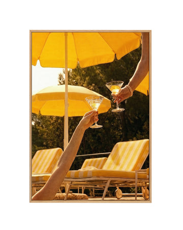 Soleil Society I | Framed Canvas Wall Art