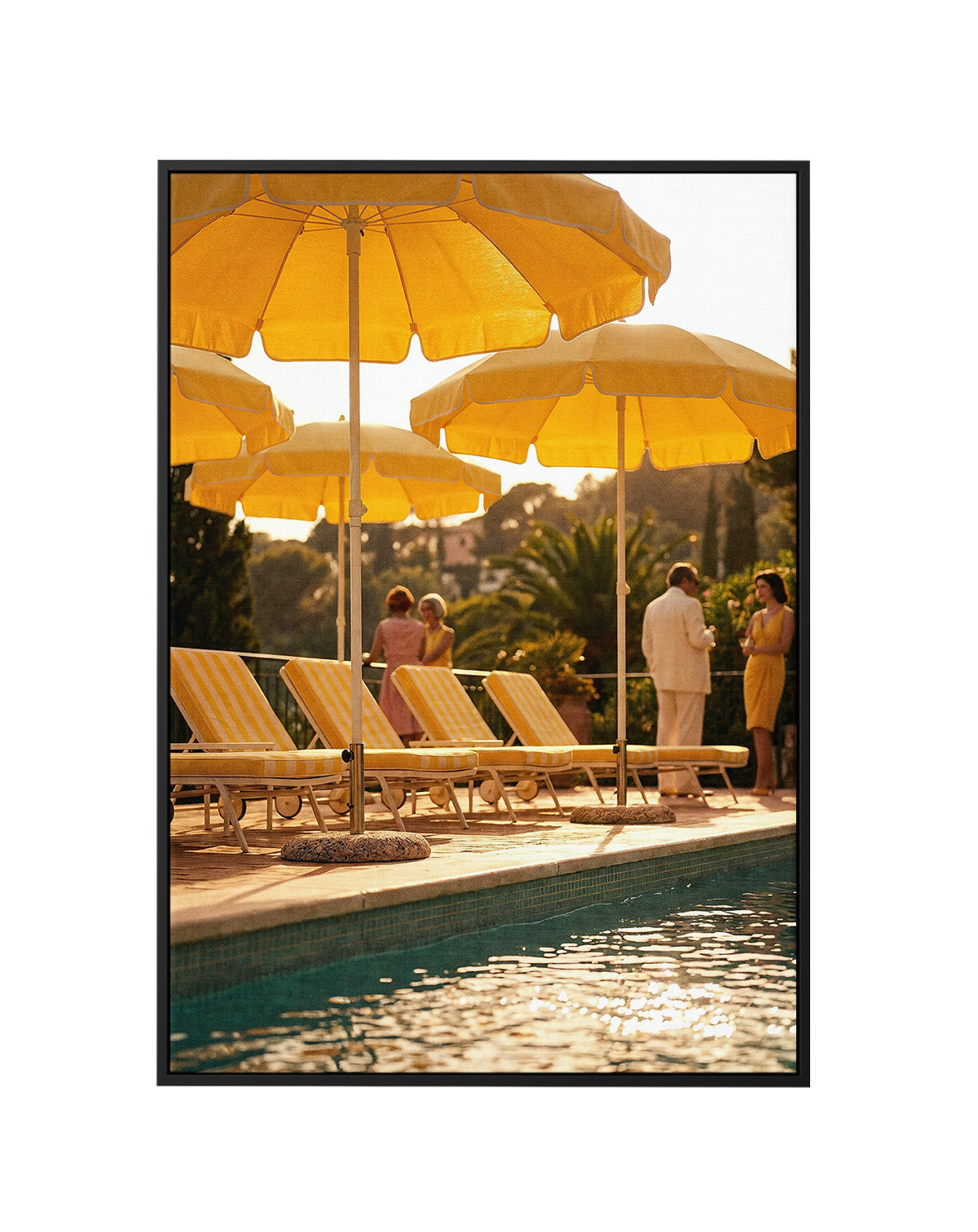 Soleil Society II | Framed Canvas Art Print