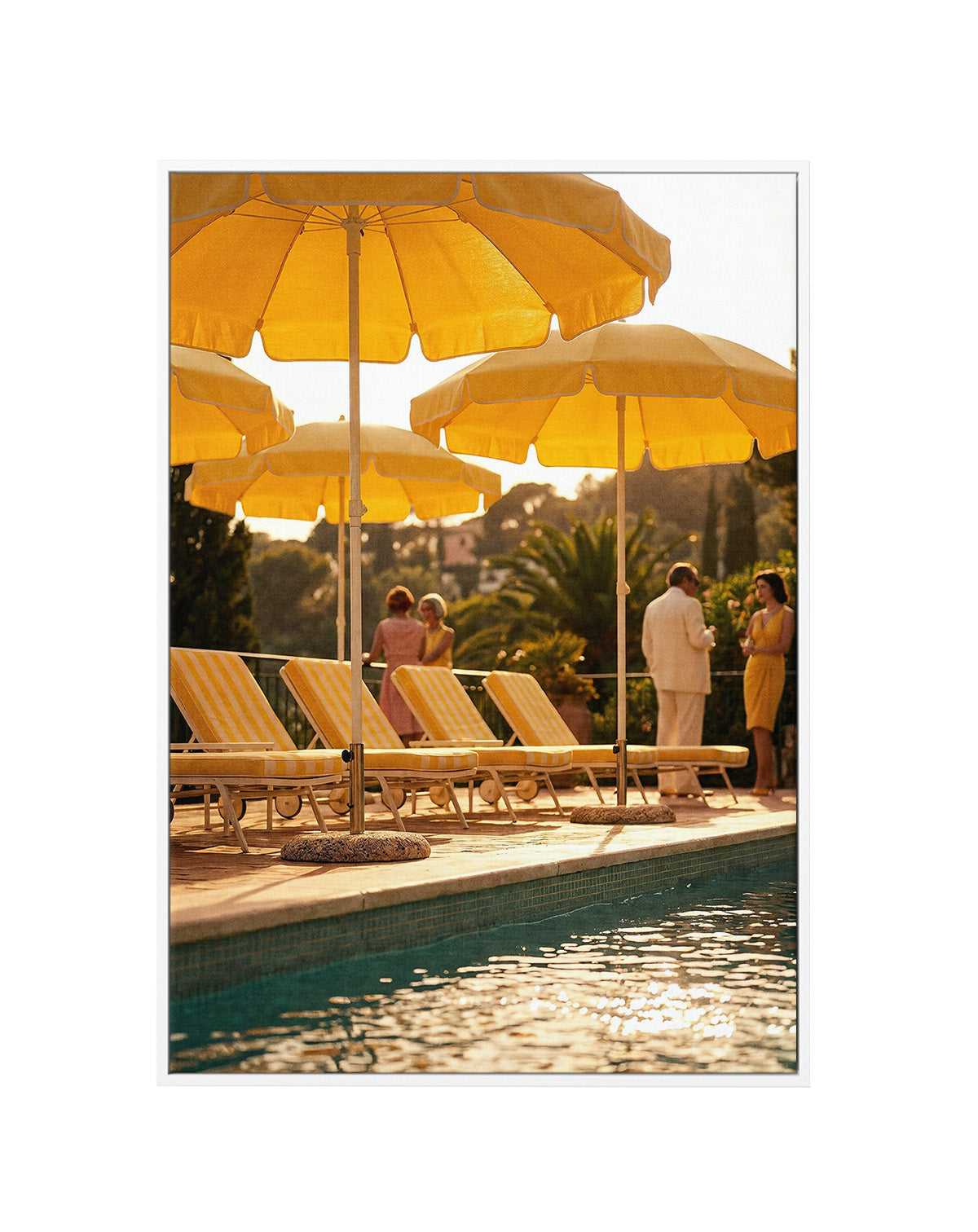 Soleil Society II | Framed Canvas Art Print