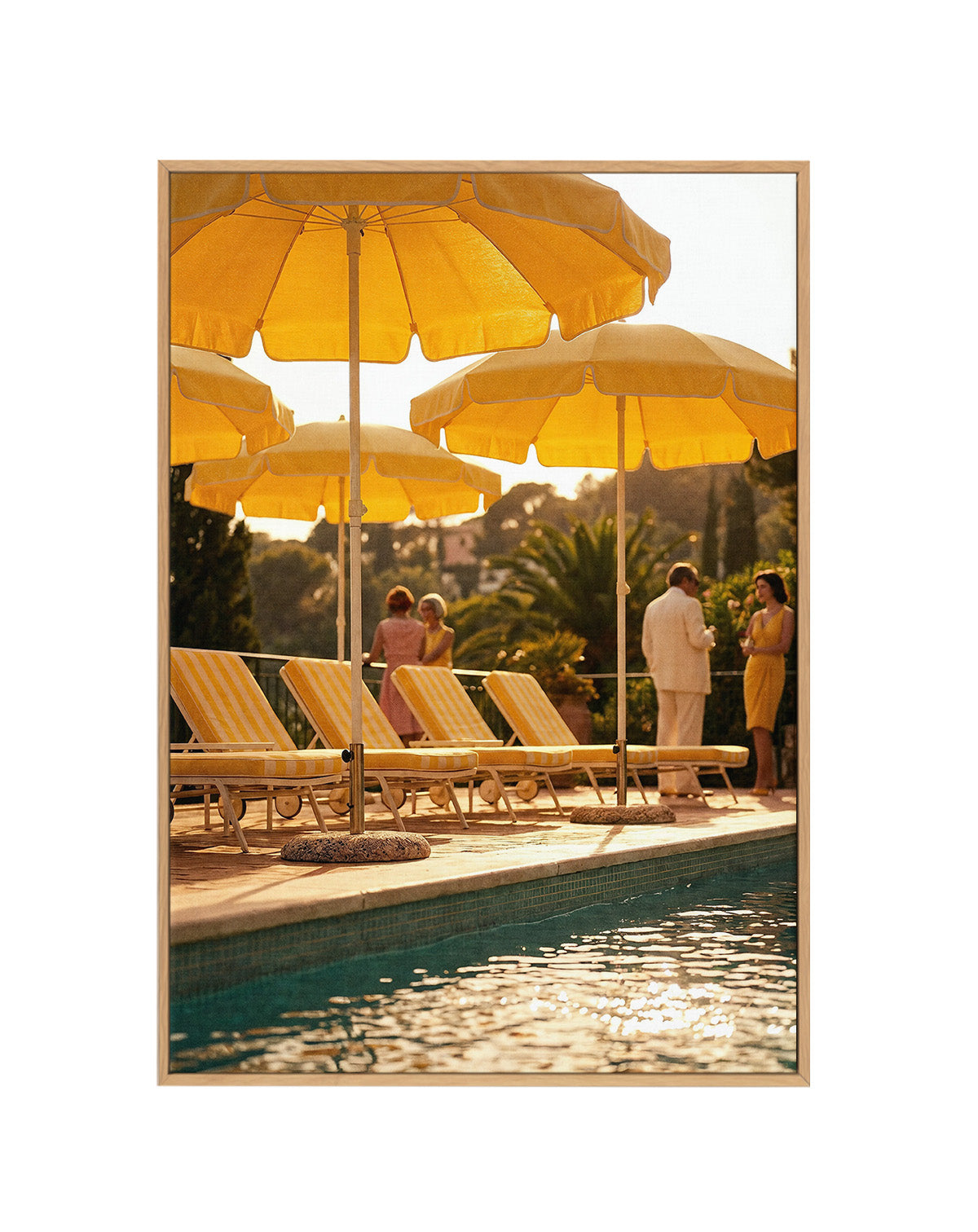 Soleil Society II | Framed Canvas Art Print