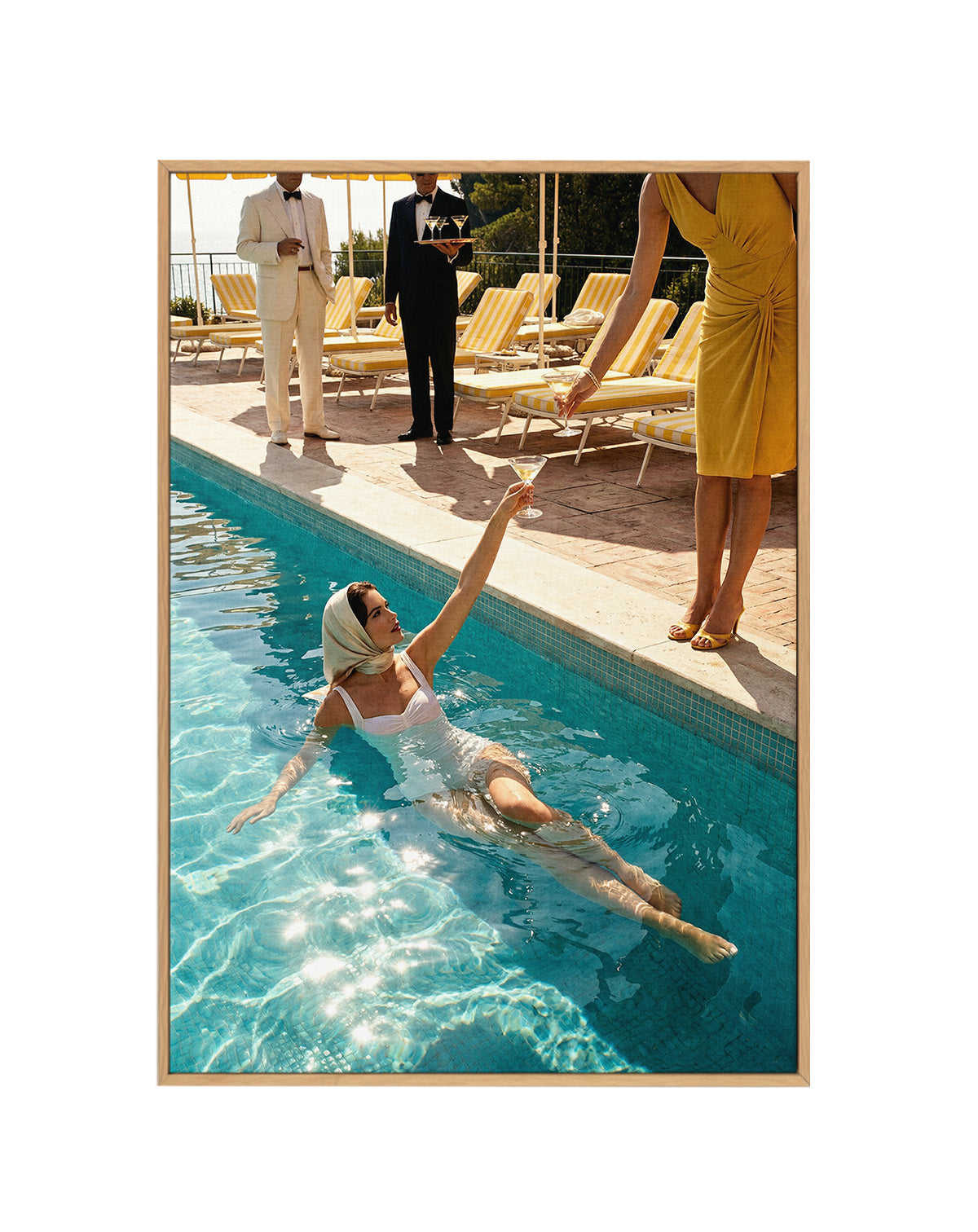 Soleil Society III | Framed Canvas Art Print