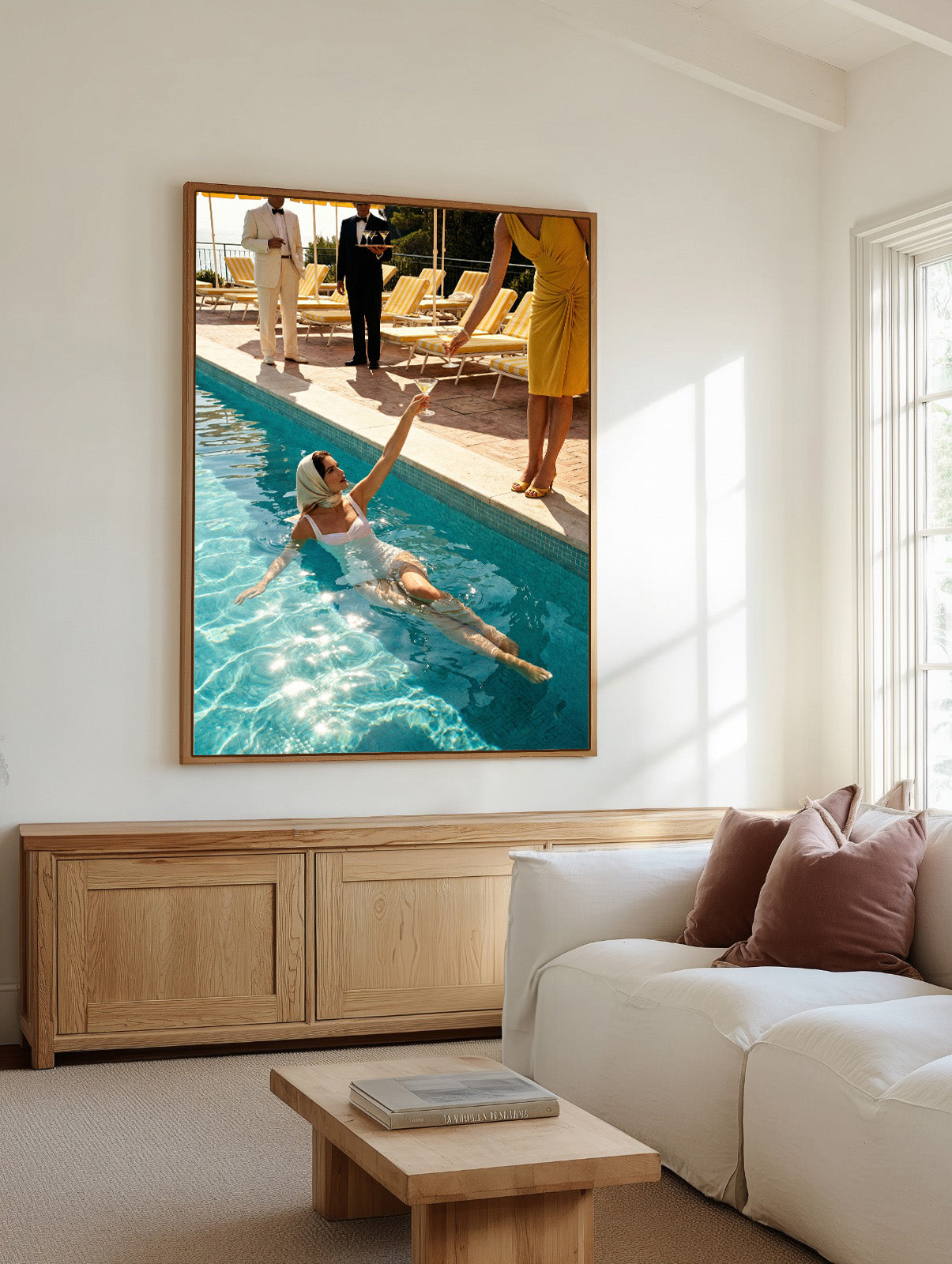 Soleil Society III | Framed Canvas Art Print