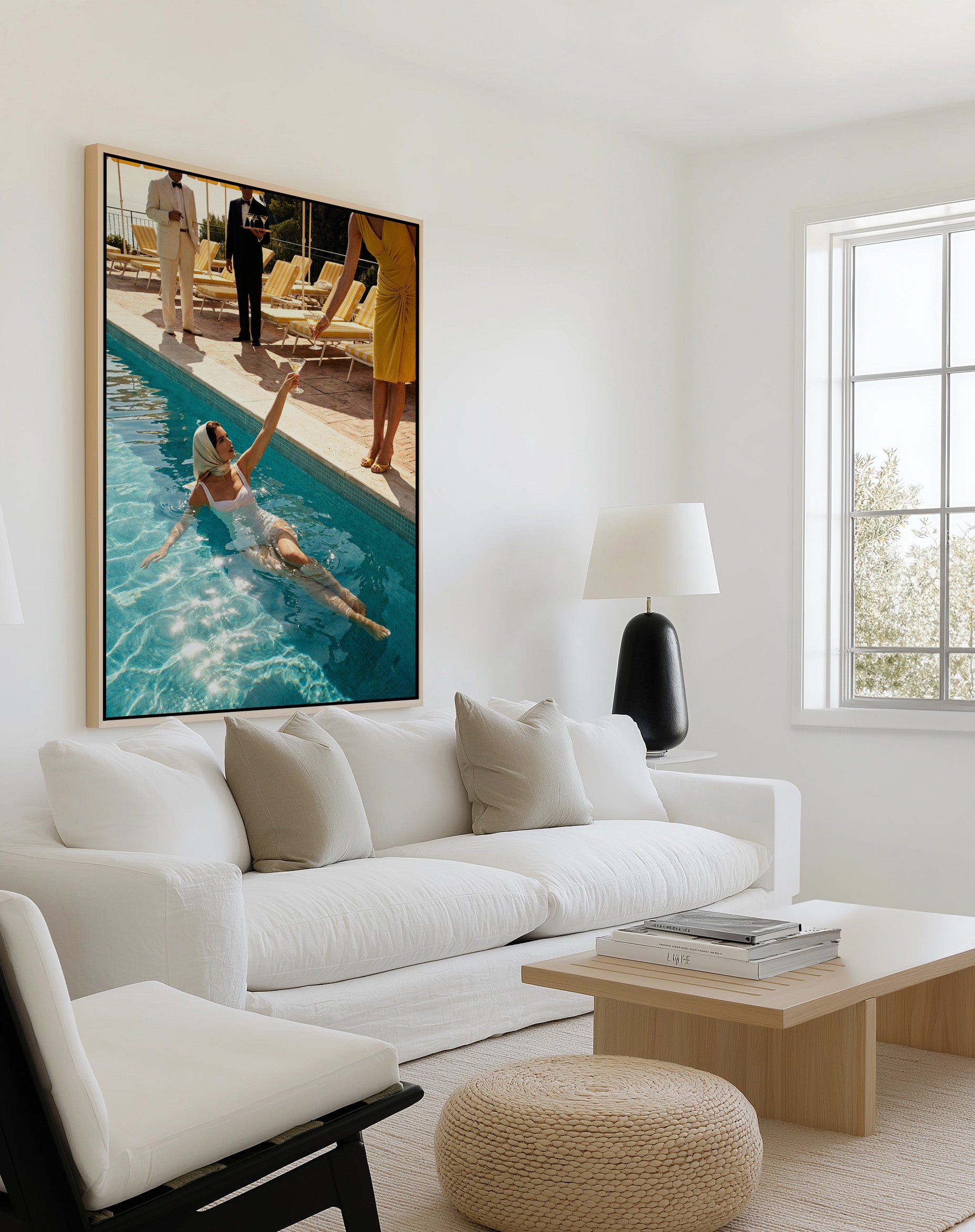 Soleil Society III | Framed Canvas Art Print
