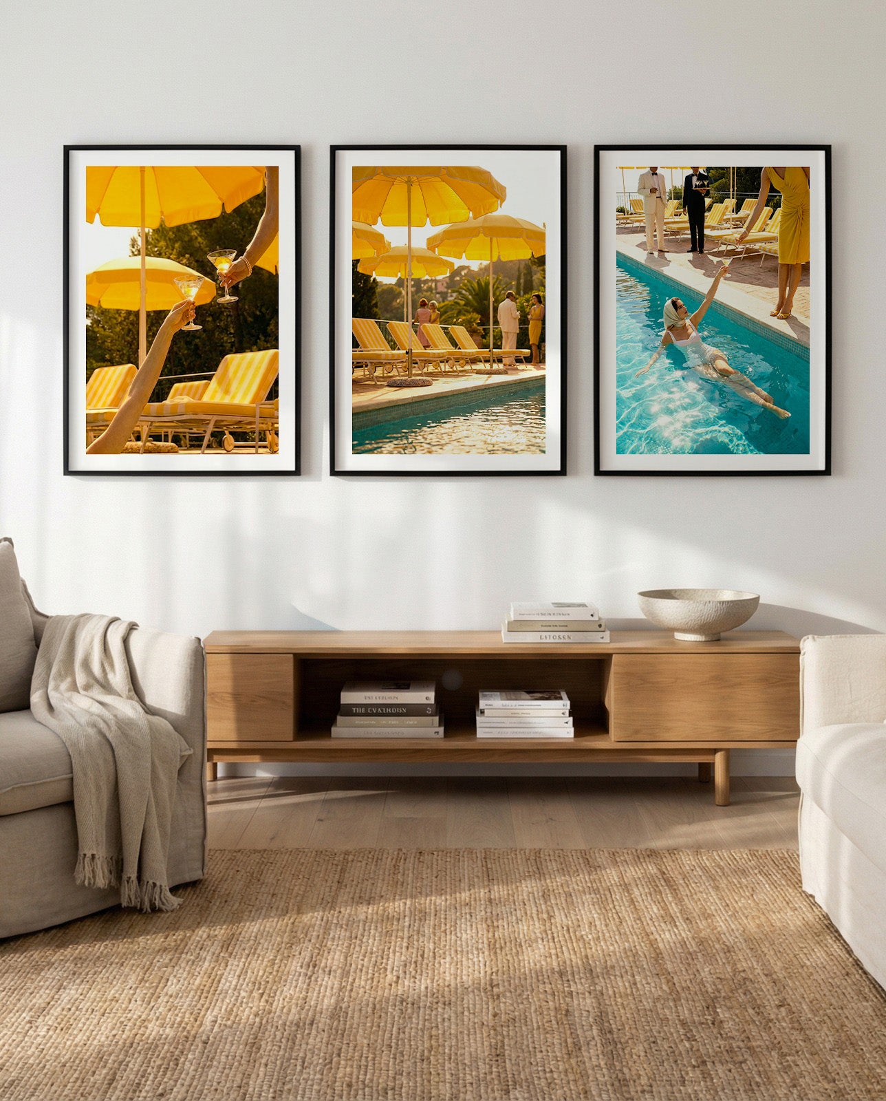 Soleil Society I, II & III | 3 Piece Wall Art Set