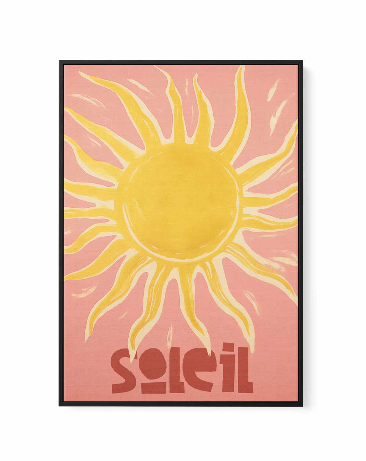 Soleil Sun | Framed Canvas Art Print