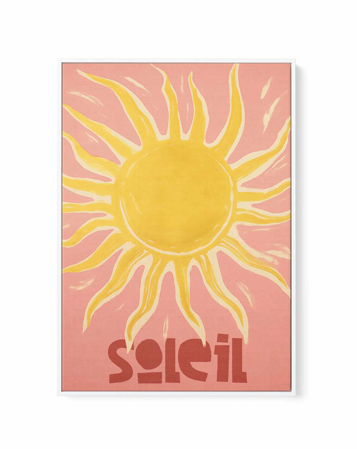 Soleil Sun | Framed Canvas Art Print