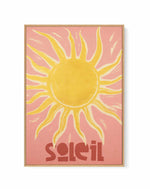 Soleil Sun | Framed Canvas Art Print