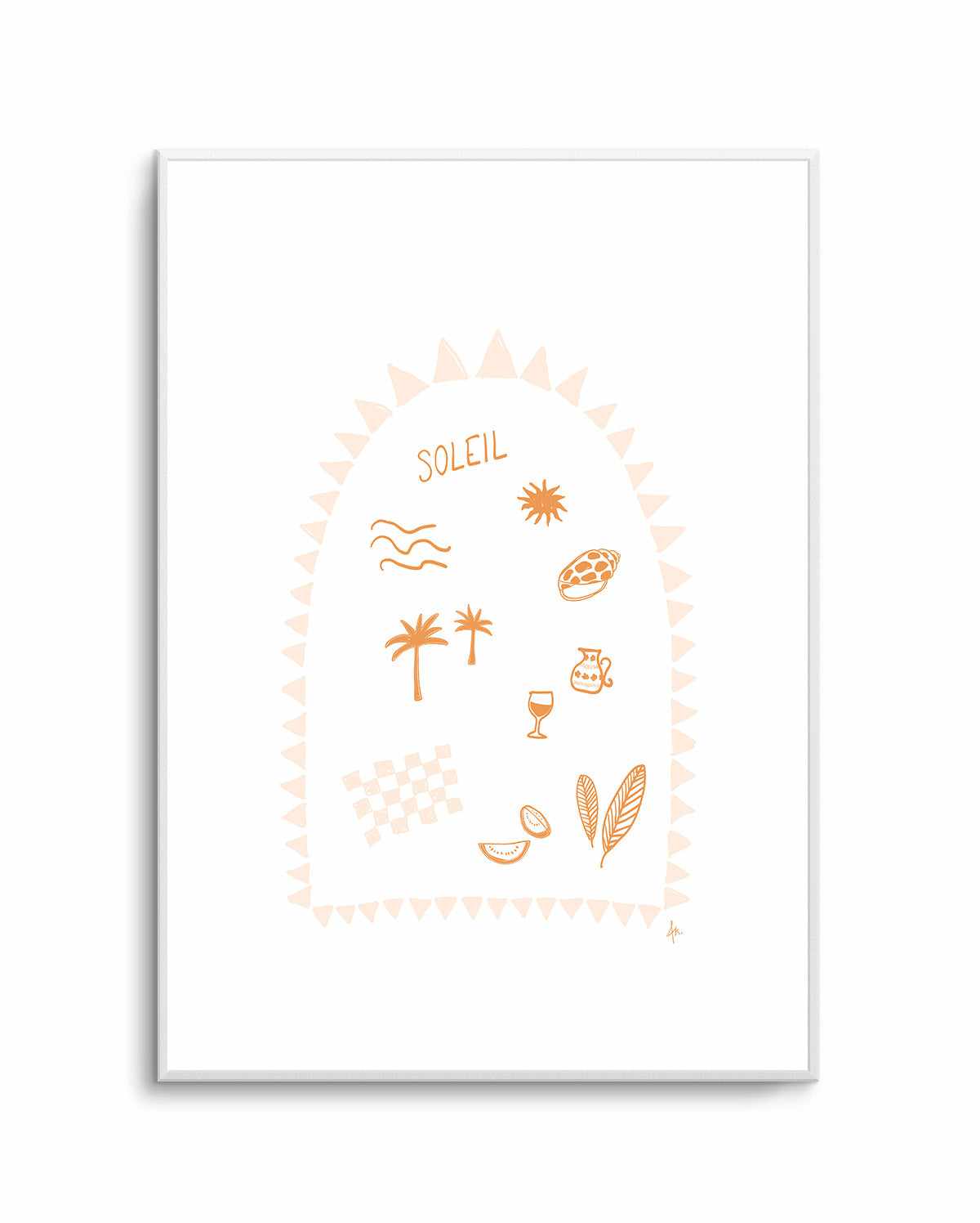 Soleil Tan Pink by Anne Korako | Art Print