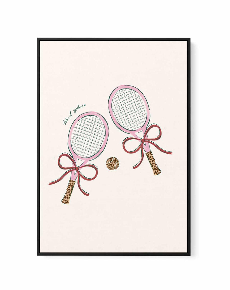 Solie et Sportive | Framed Canvas Art Print from Olive et Oriel where you can shop wallpaper and artworks online