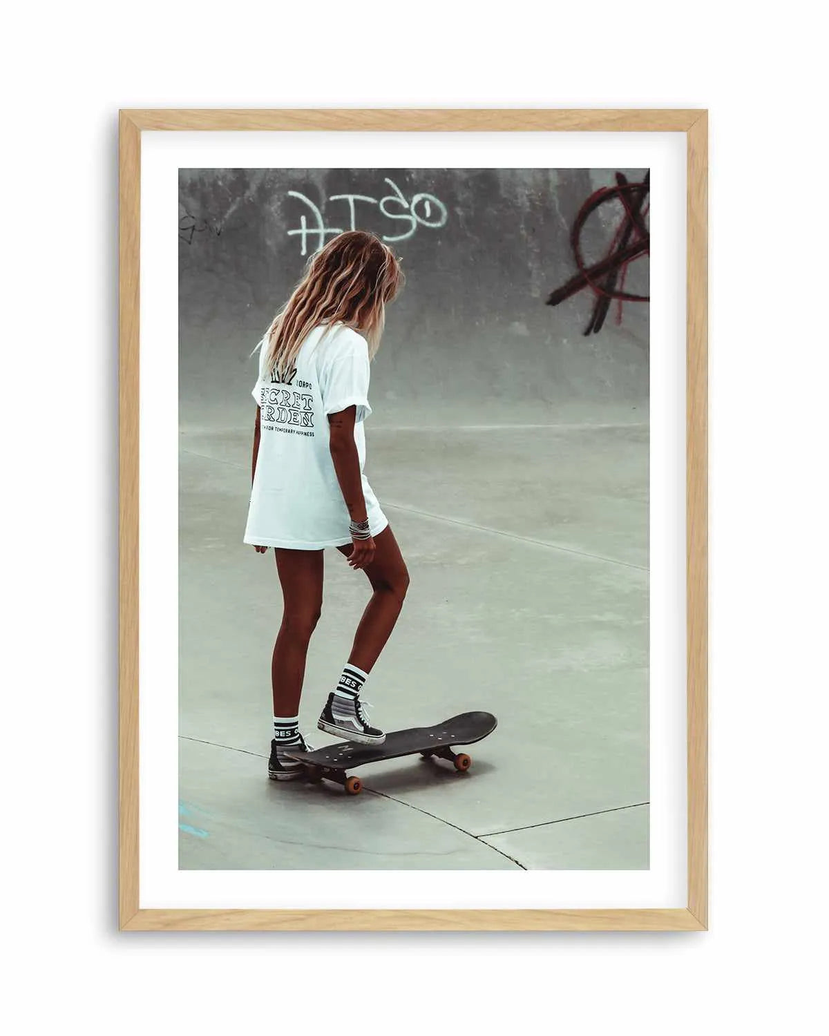 Solo Skate by Marina Brisset Art Print from Olive et Oriel where you can shop wallpaper and artworks online