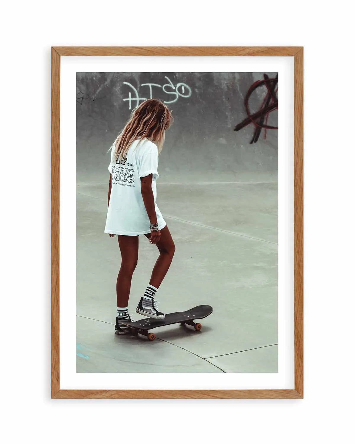 Solo Skate by Marina Brisset Art Print from Olive et Oriel where you can shop wallpaper and artworks online