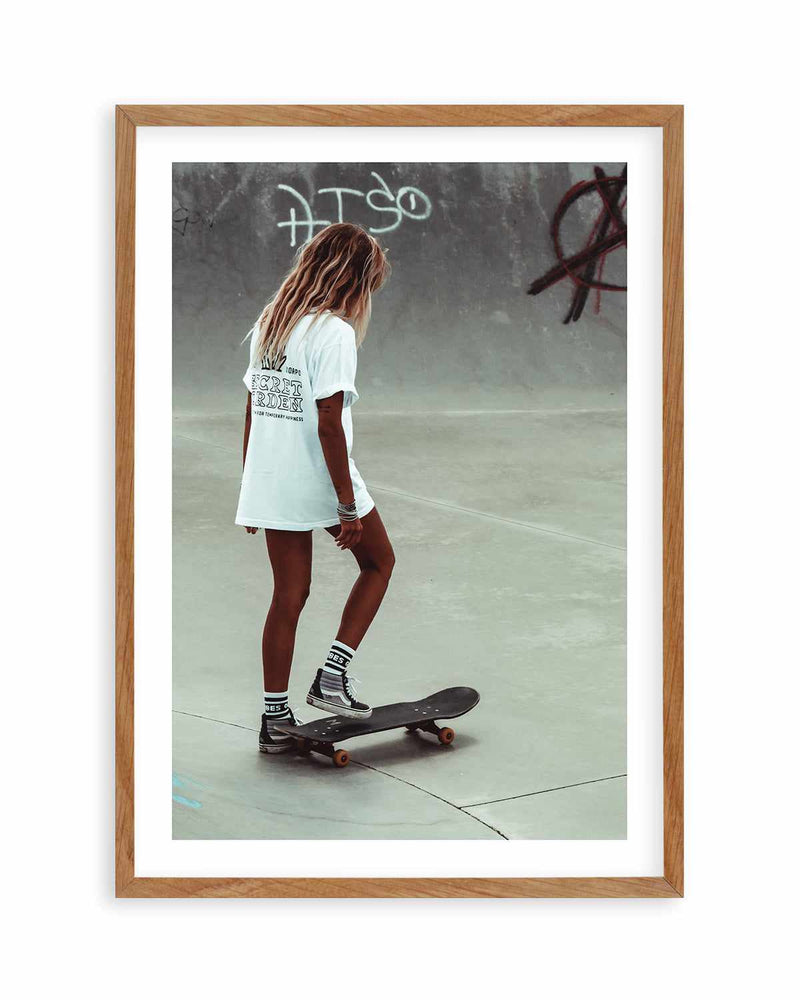 Solo Skate by Marina Brisset Art Print