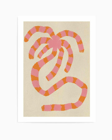 Solo Summer Palm by Shatha Al Dafai | Art Print from Olive et Oriel where you can shop wallpaper and artworks online