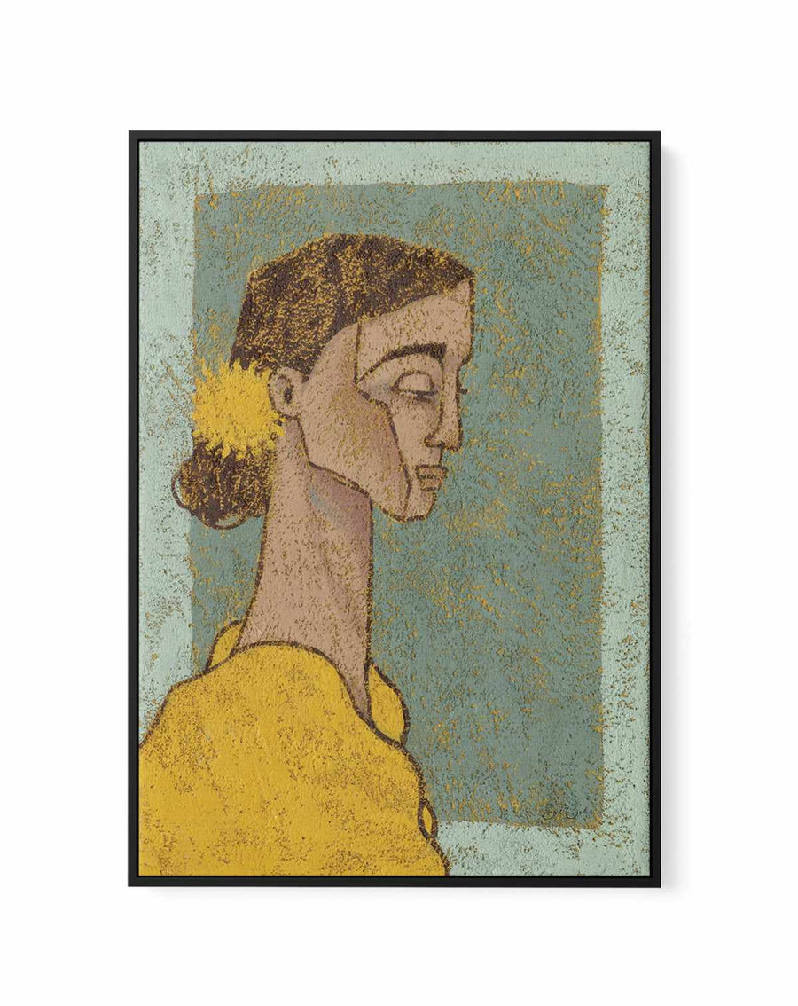 Solveig by Julie Celina | Framed Canvas Art Print from Olive et Oriel where you can shop wallpaper and artworks online