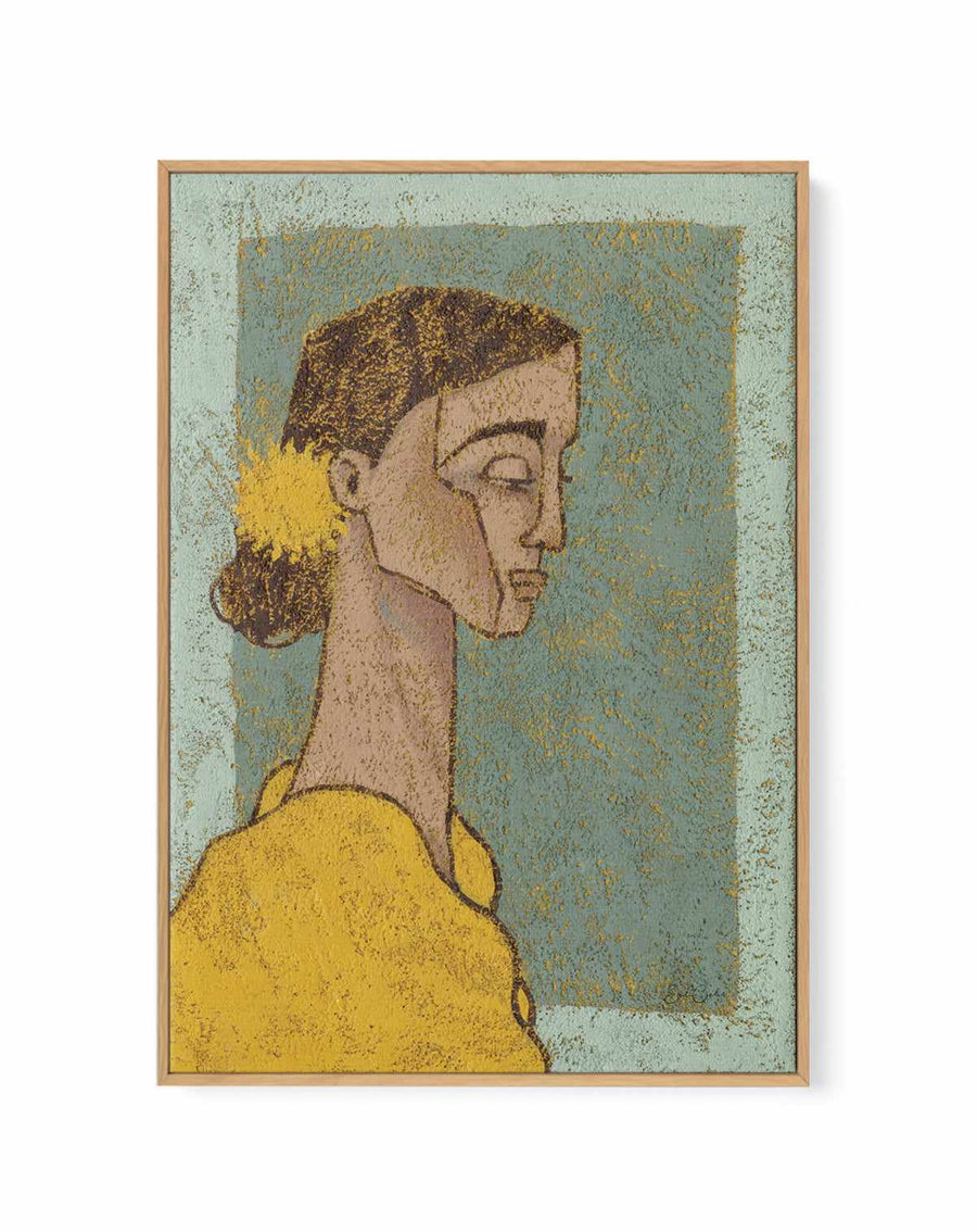 Solveig by Julie Celina | Framed Canvas Art Print from Olive et Oriel where you can shop wallpaper and artworks online