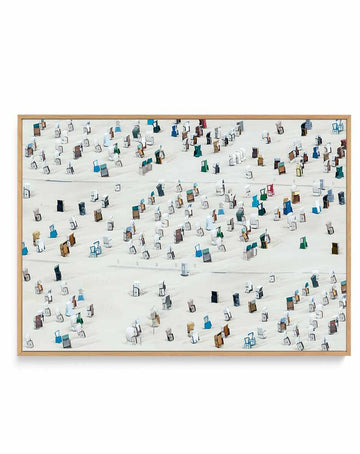 Some Beach By Margit Lisa Roeder | Framed Canvas Art Print from Olive et Oriel where you can shop wallpaper and artworks online