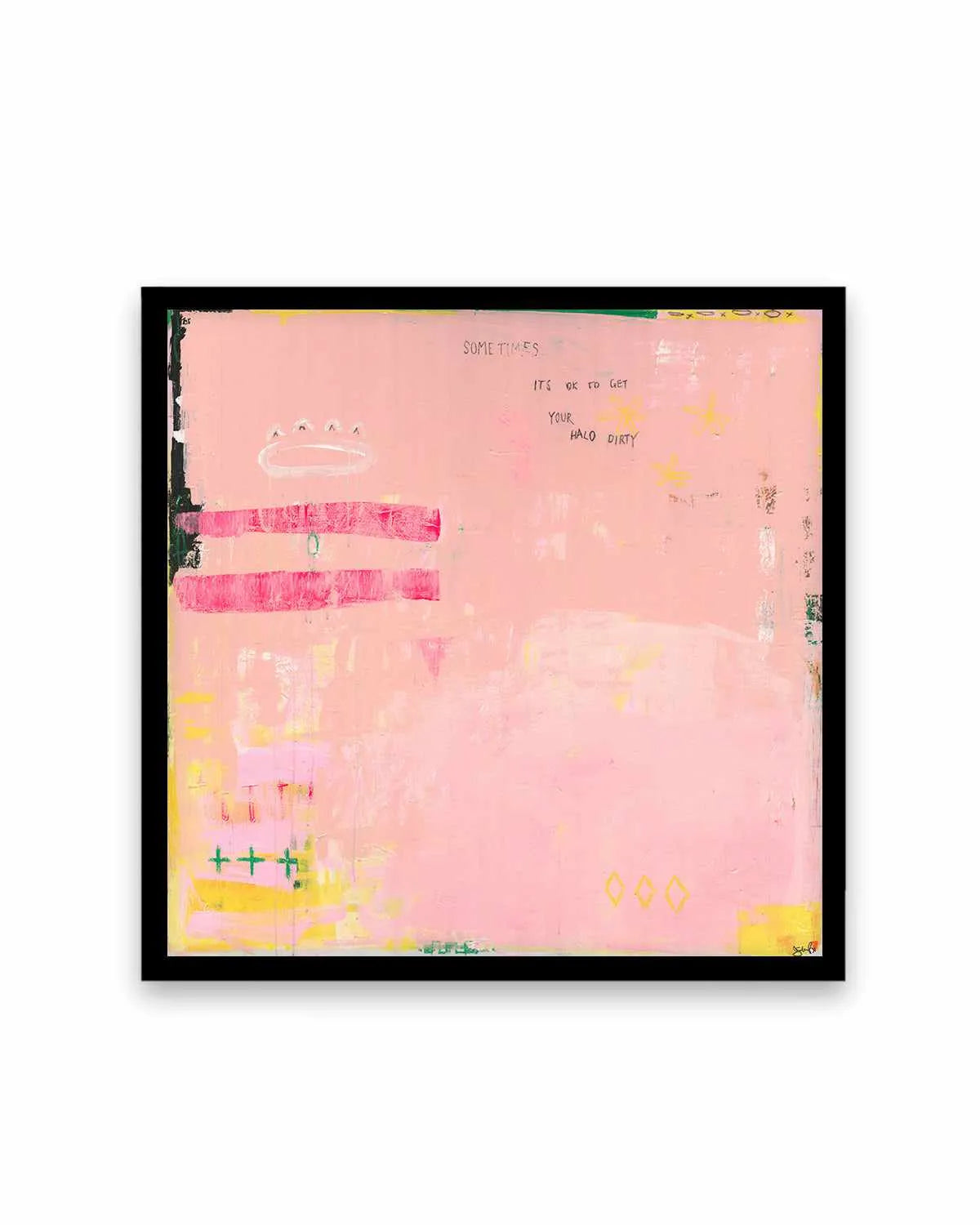 Sometimes It's OK To Get Your Halo Dirty by Jackie Green | Art Print from Olive et Oriel where you can shop wallpaper and artworks online