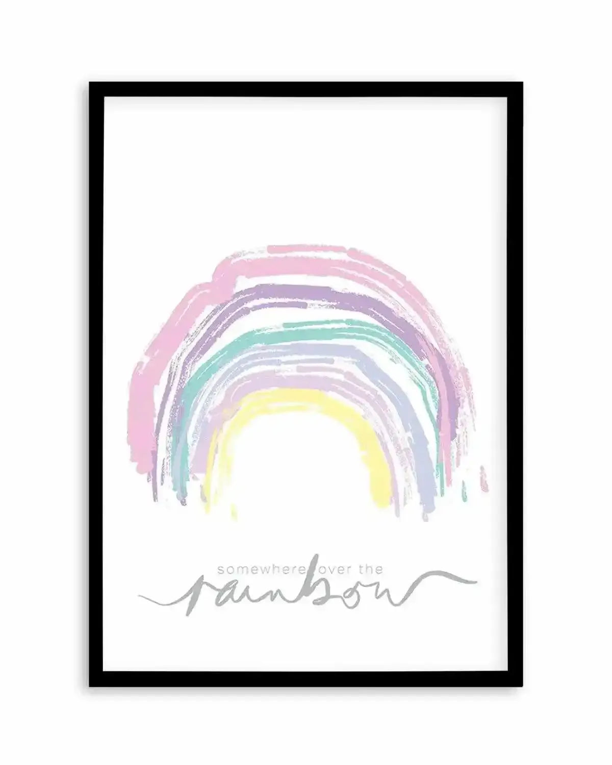 Somewhere Over The Rainbow Art Print from Olive et Oriel where you can shop wallpaper and artworks online