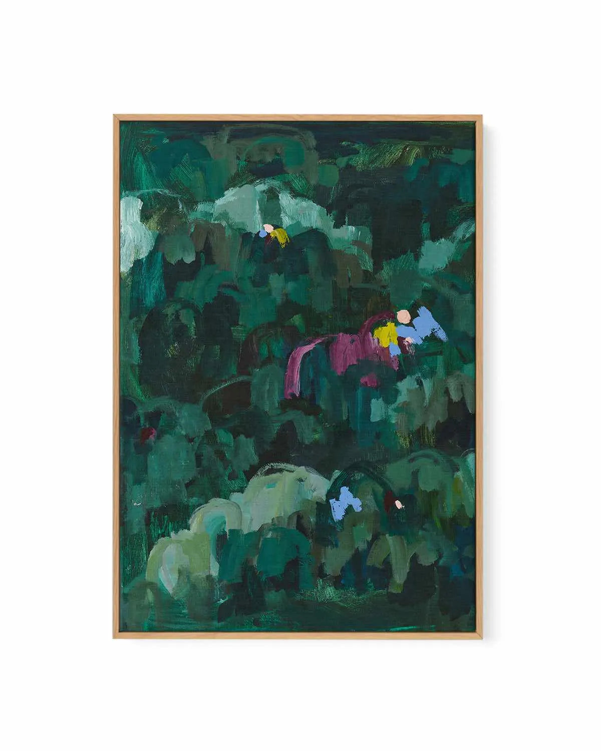 Somewhere in the Jungle I PT by Alicia Benetatos | Framed Canvas Art Print from Olive et Oriel where you can shop wallpaper and artworks online