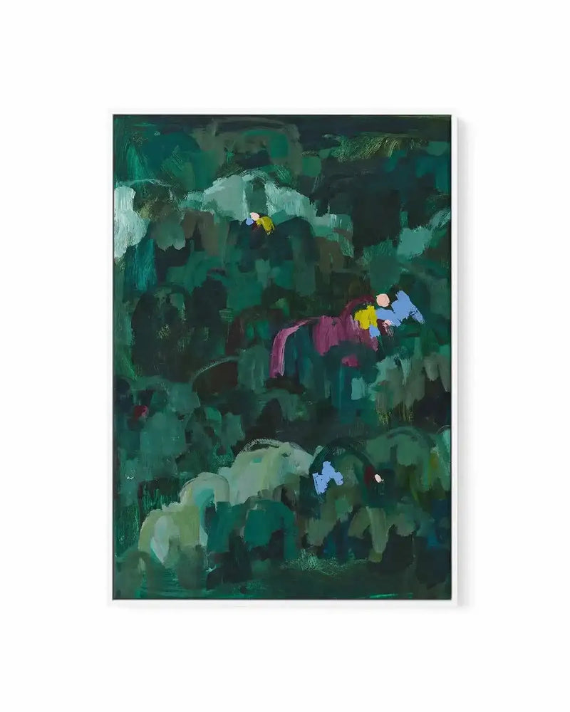 Somewhere in the Jungle I PT by Alicia Benetatos | Framed Canvas Art Print from Olive et Oriel where you can shop wallpaper and artworks online