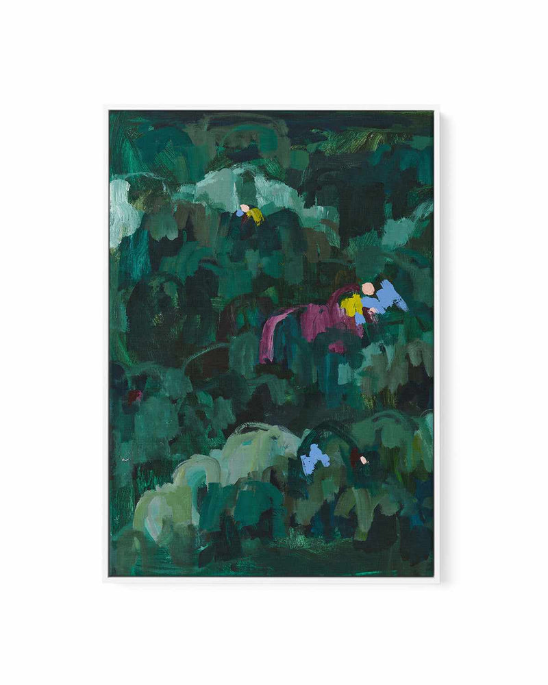 Somewhere in the Jungle I PT by Alicia Benetatos | Framed Canvas Art Print