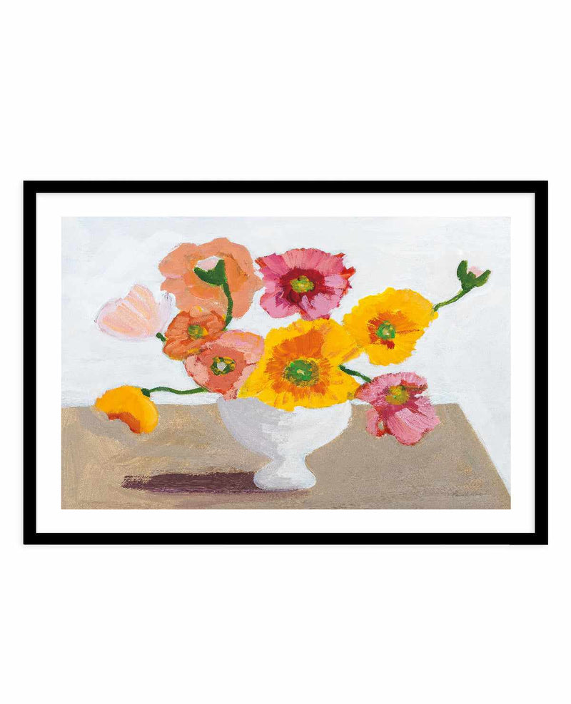 Sorbet Poppies I | Art Print