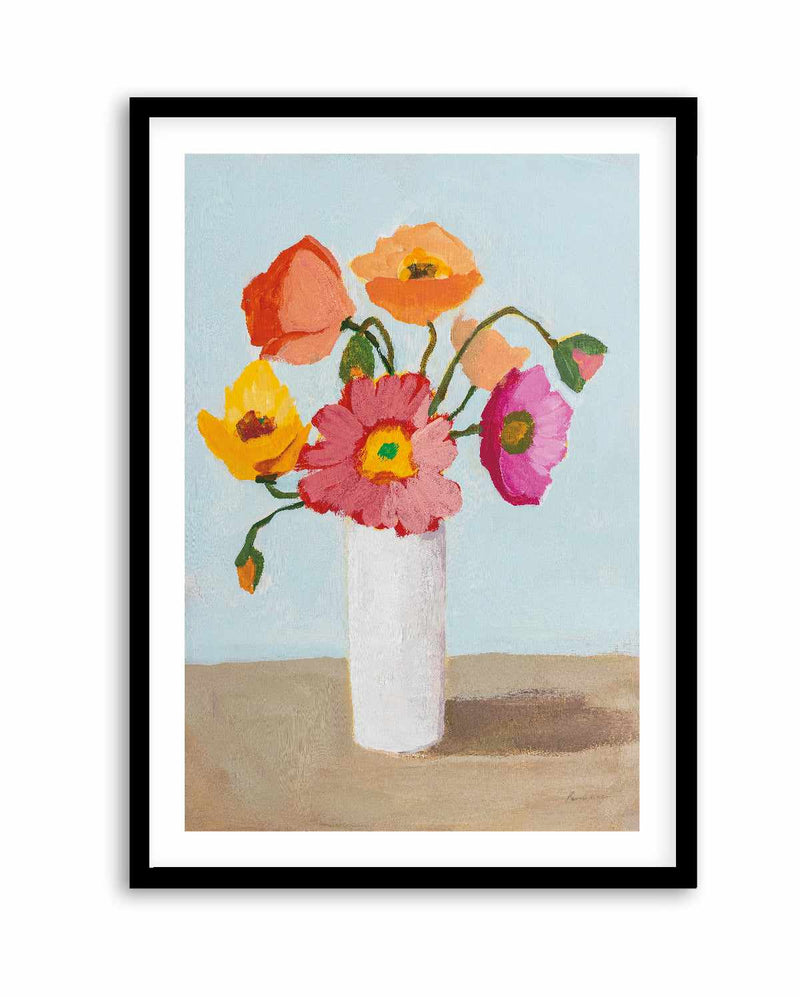 Sorbet Poppies III | Art Print