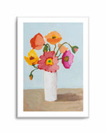 Sorbet Poppies III | Art Print