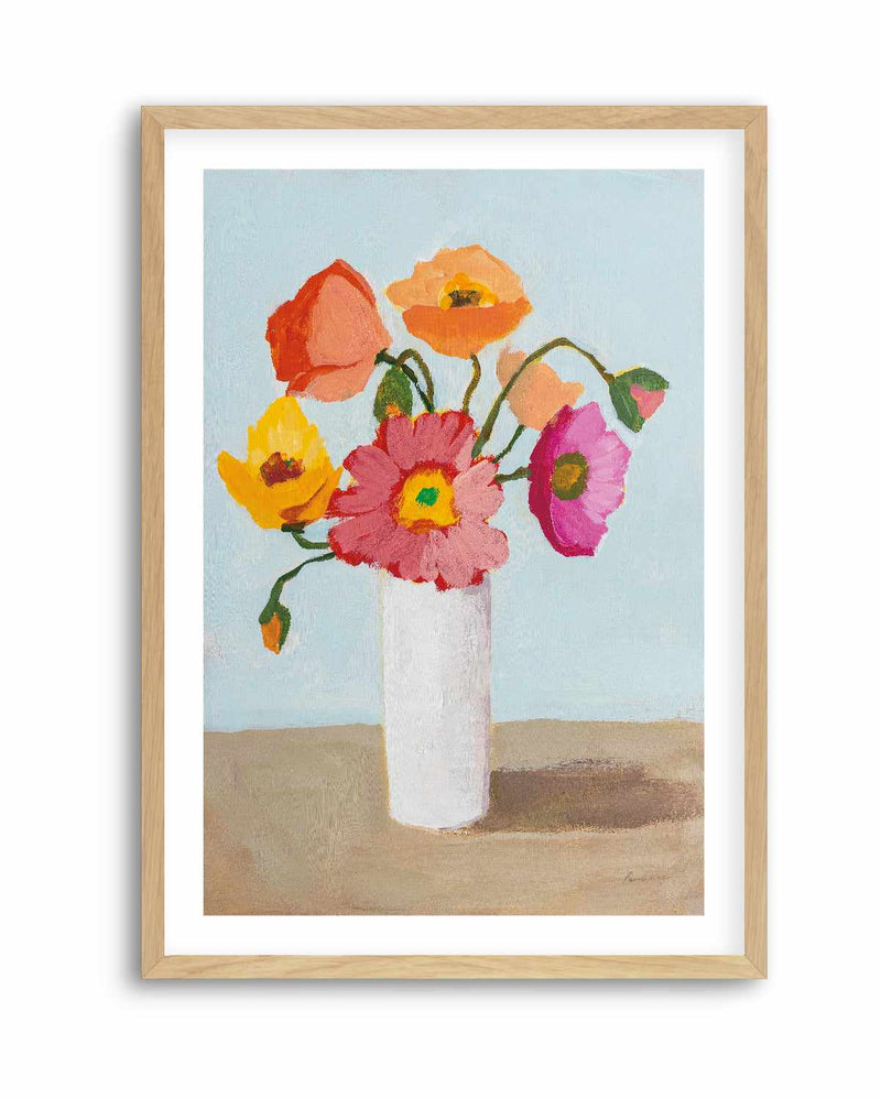 Sorbet Poppies III | Art Print