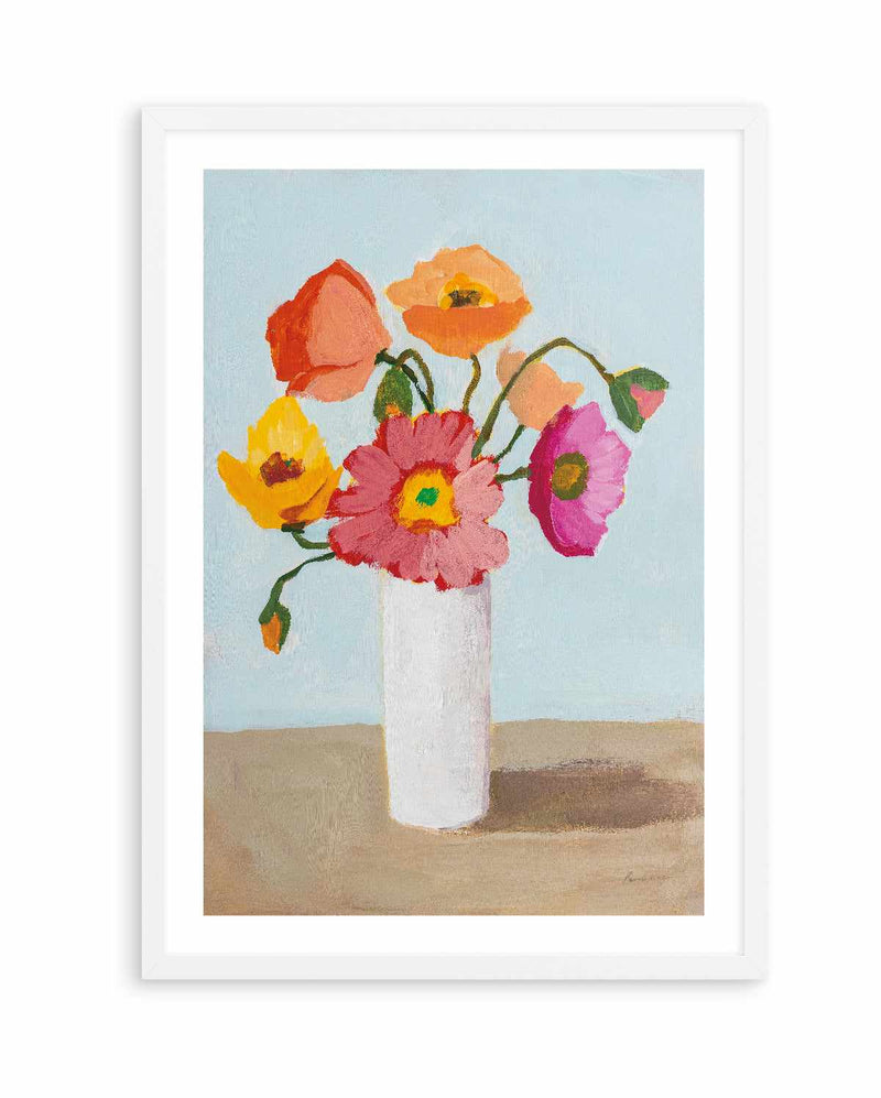 Sorbet Poppies III | Art Print