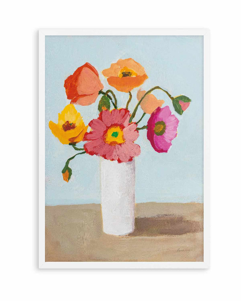 Sorbet Poppies III | Art Print