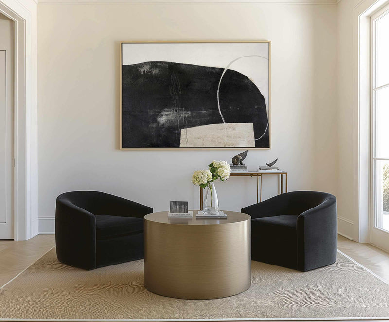 Sort of Stone Variation by Design Fabrikken | Framed Canvas Art Print from Olive et Oriel where you can shop wallpaper and artworks online