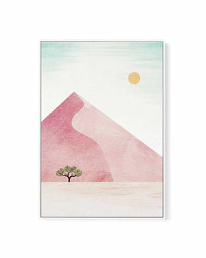 Sossusvlei, Pink Sand Dune by Henry Rivers | Framed Canvas Art Print from Olive et Oriel where you can shop wallpaper and artworks online