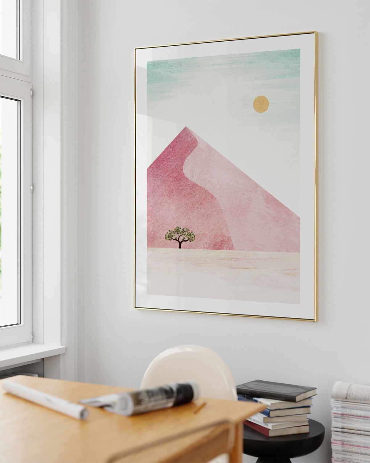 Sossusvlei, Pink Sand Dune by Henry Rivers Art Print