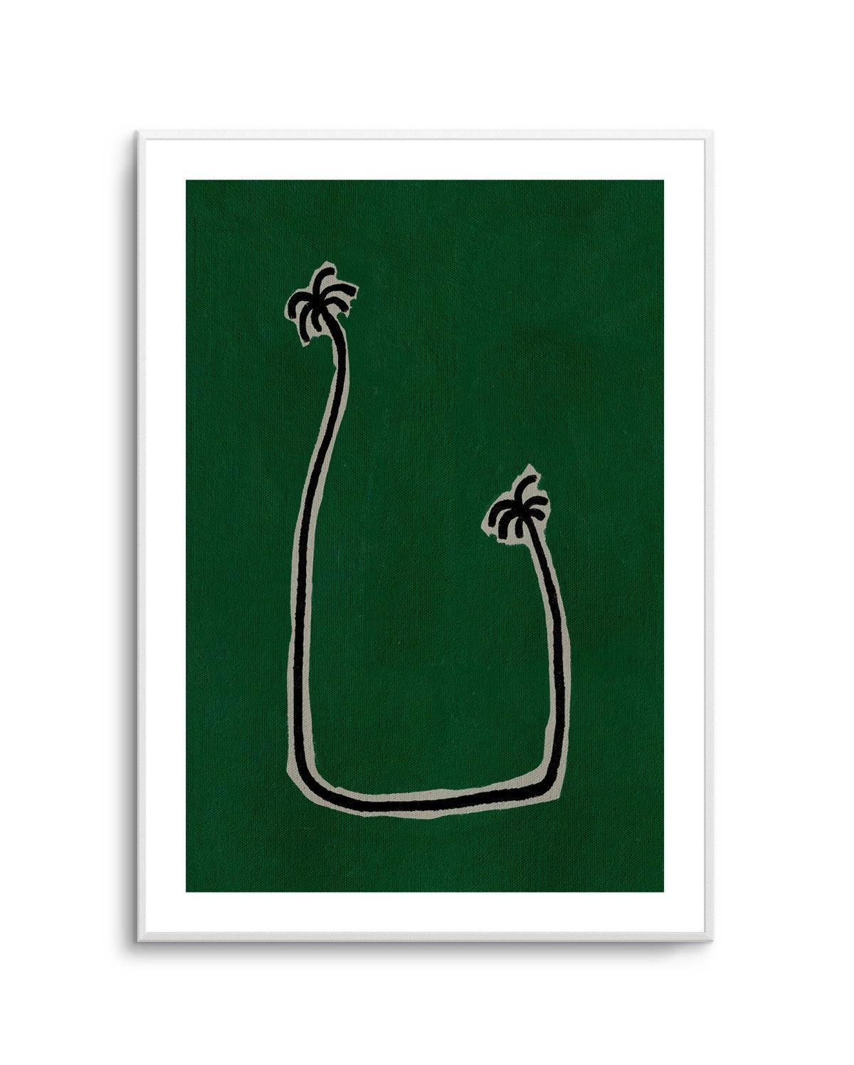 Soul Bound - Green by Shatha Al Dafai | Art Print from Olive et Oriel where you can shop wallpaper and artworks online