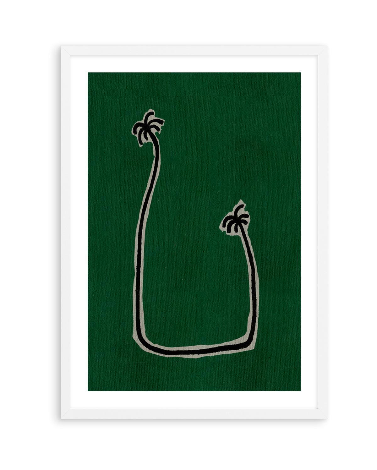 Soul Bound - Green by Shatha Al Dafai | Art Print from Olive et Oriel where you can shop wallpaper and artworks online