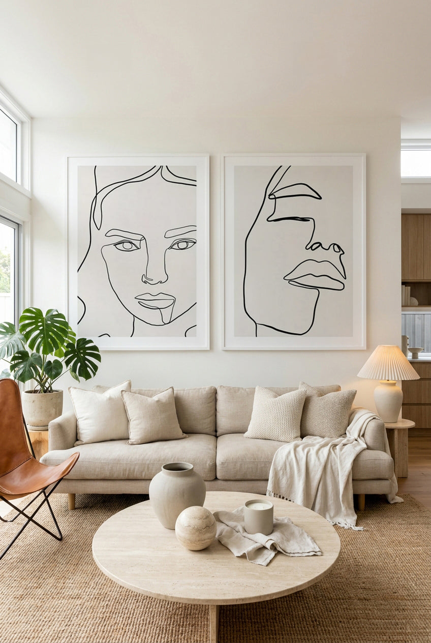 Soul IV & V Art Print Set of 2 | Matching Wall Art