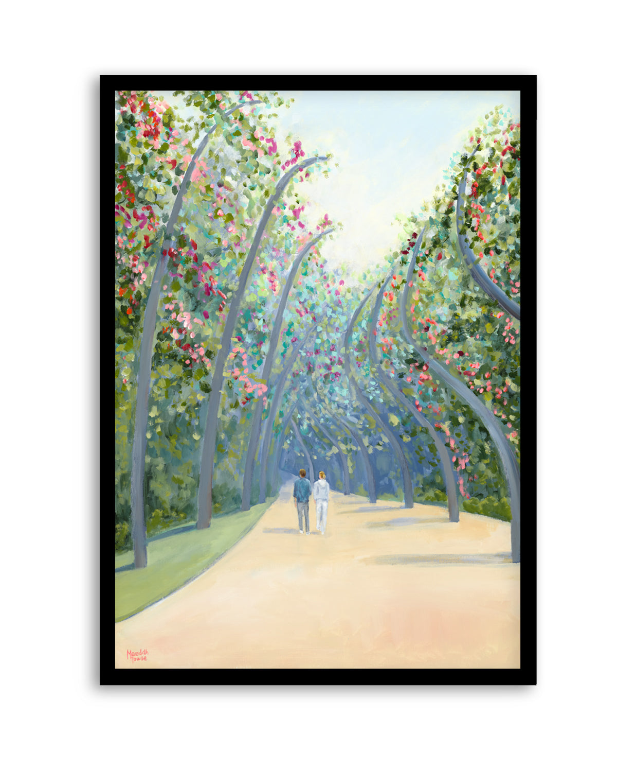 South Bank Arbour Walk by Meredith Howse | Art Print
