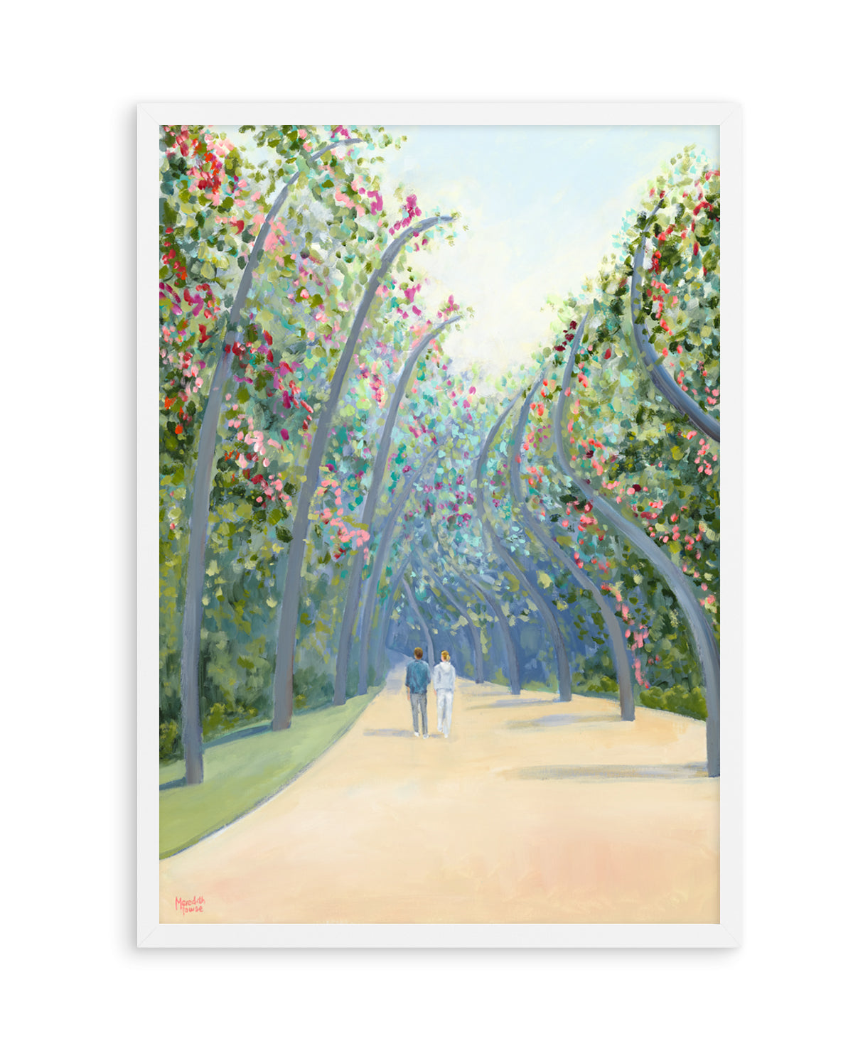 South Bank Arbour Walk by Meredith Howse | Art Print