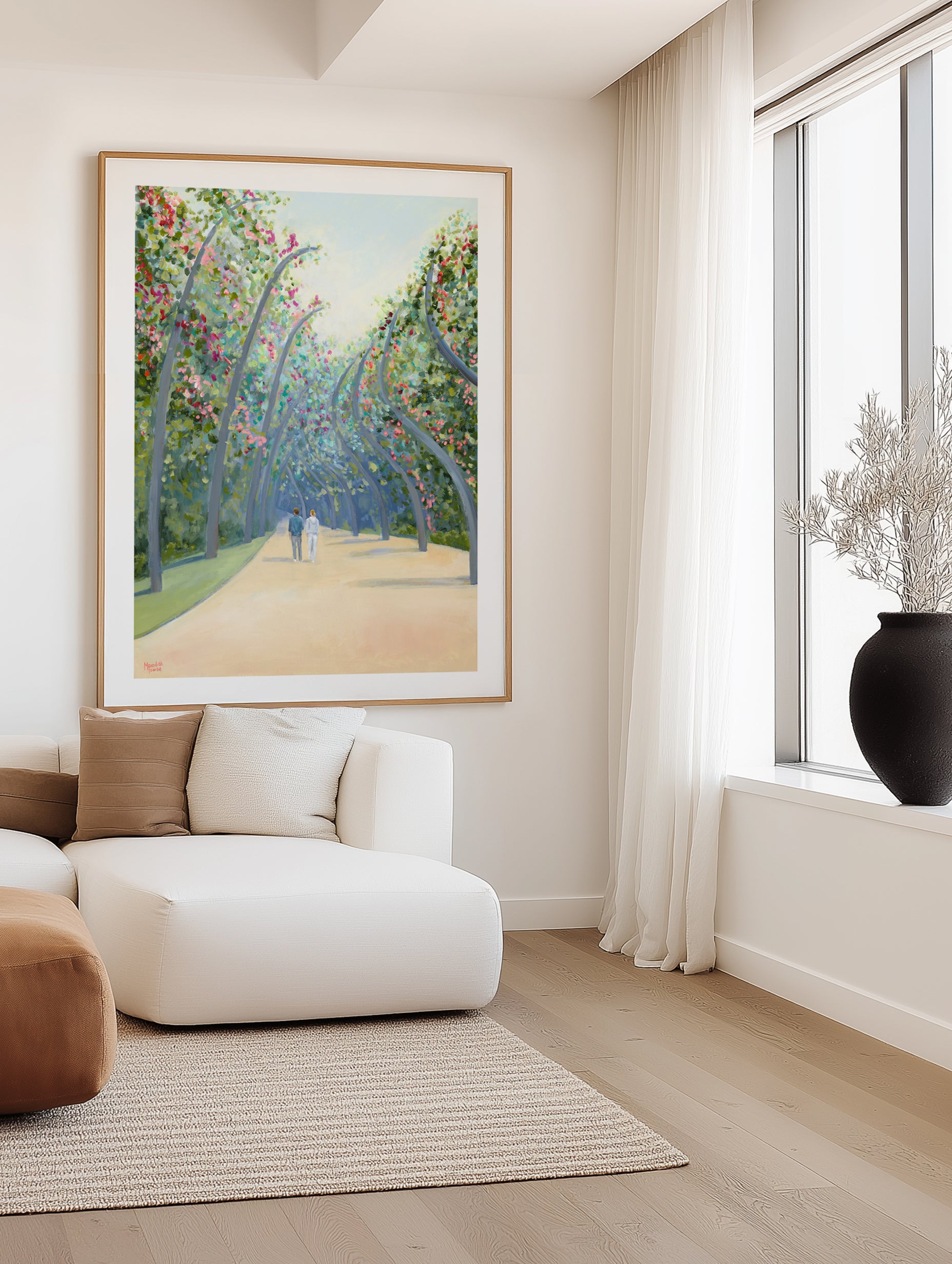 South Bank Arbour Walk by Meredith Howse | Art Print