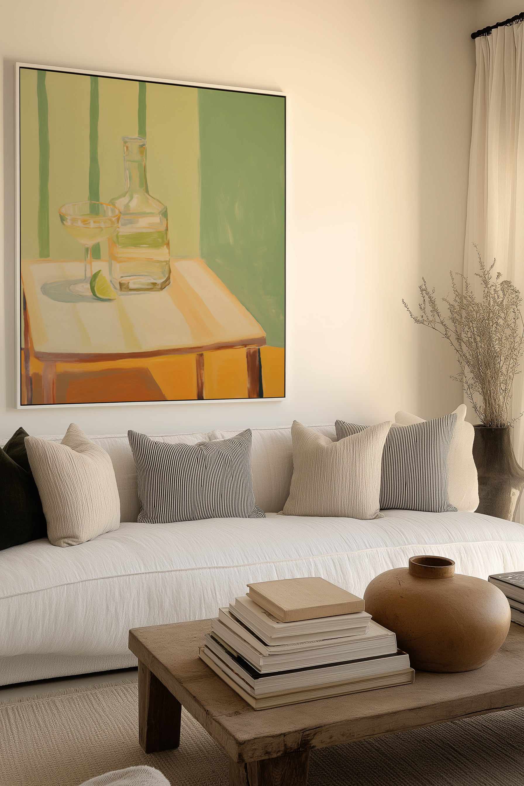 South of the Boarder I | Framed Canvas Art Print from Olive et Oriel where you can shop wallpaper and artworks online