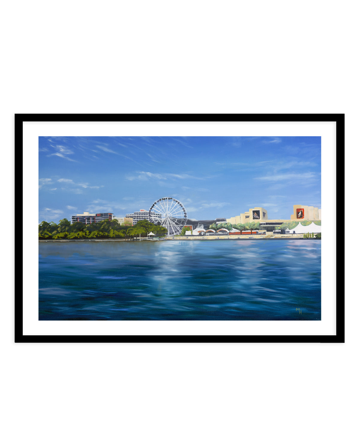 Southbank Brisbane by Meredith Howse | Art Print