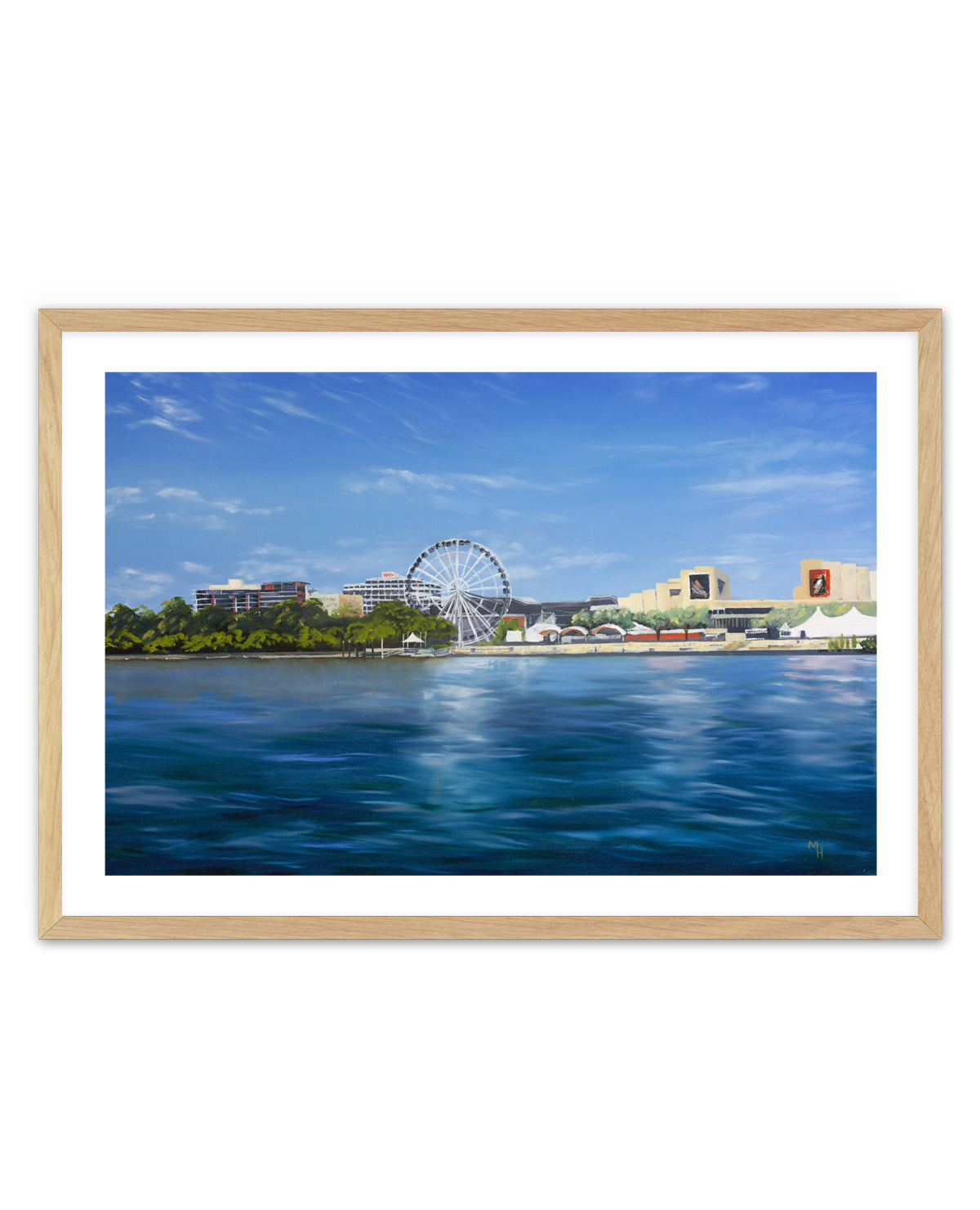 Southbank Brisbane by Meredith Howse | Art Print