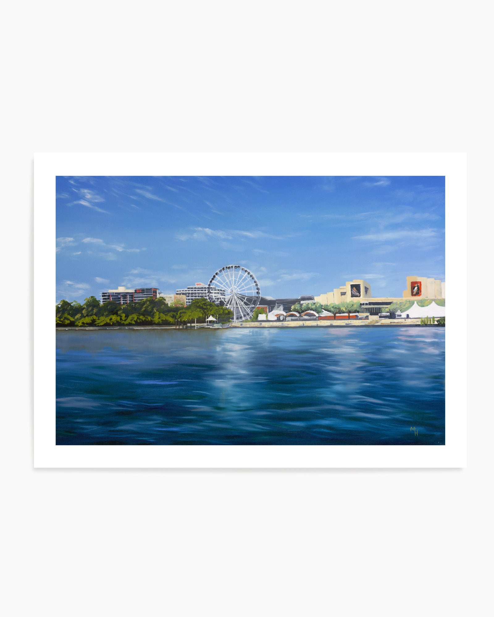 Southbank Brisbane by Meredith Howse | Art Print