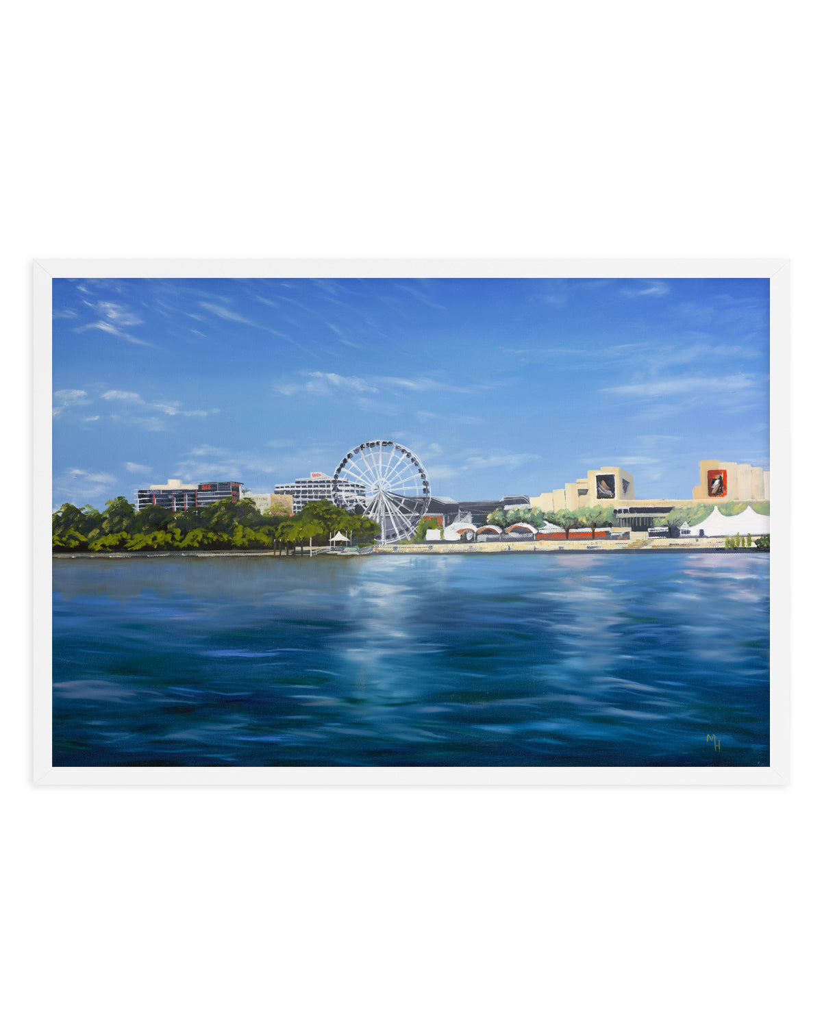 Southbank Brisbane by Meredith Howse | Art Print
