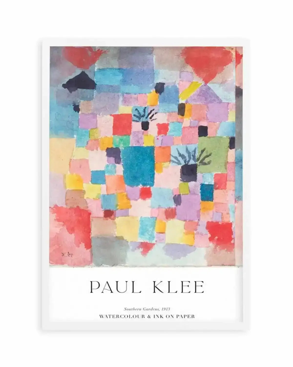 Southern Gardens 1913 by Paul Klee Art Print from Olive et Oriel where you can shop wallpaper and artworks online