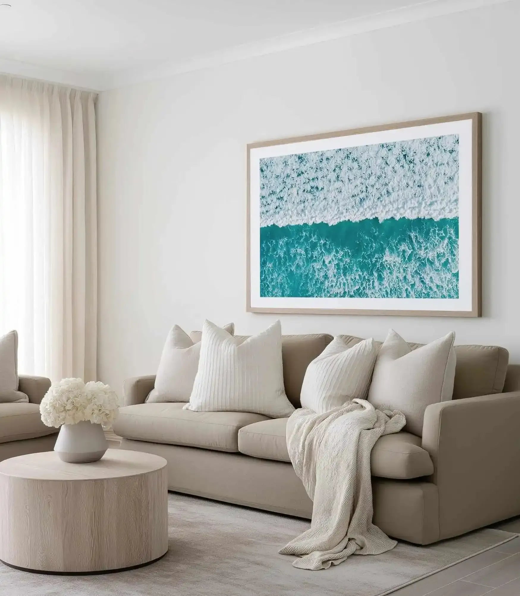 Southern Oceans | Aerial Photo Wall Art Print from Olive et Oriel where you can shop wallpaper and artworks online