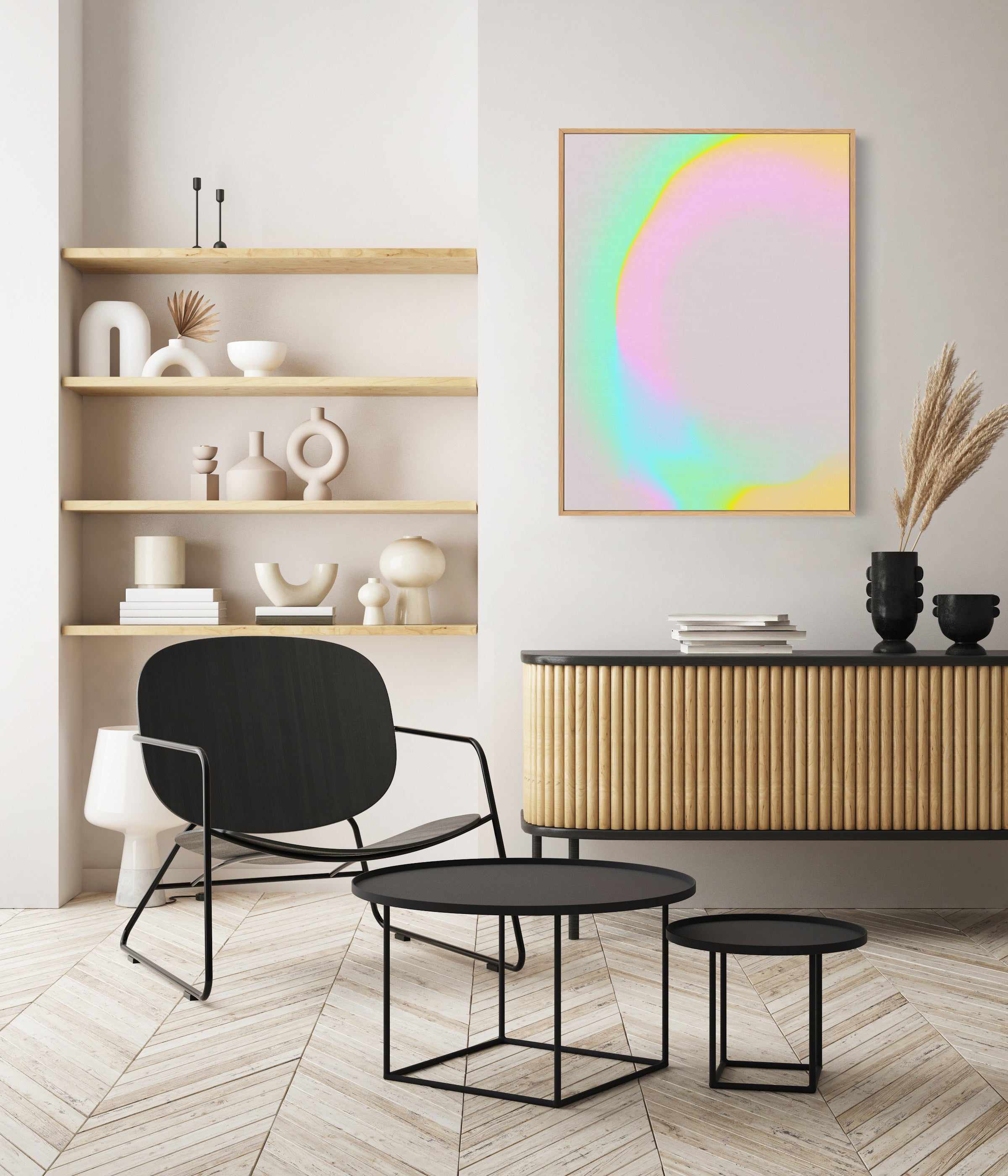 Space Aura II by Tree Change| Framed Canvas Art Print