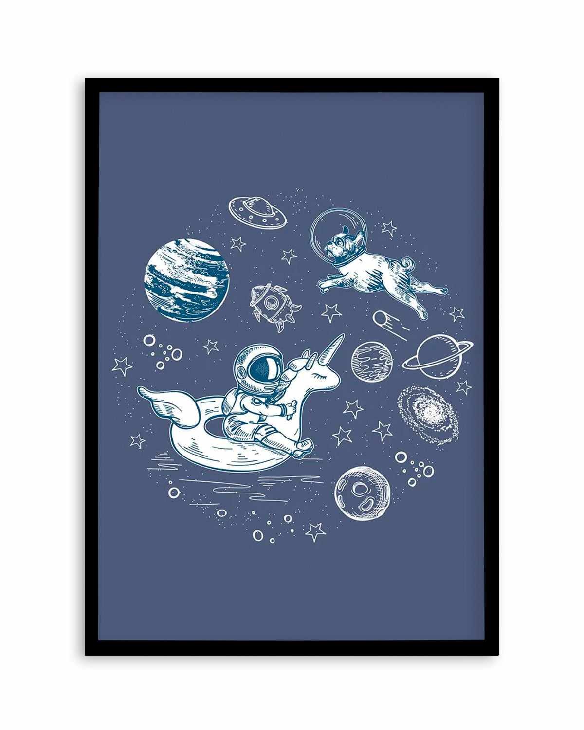 Space Dip Art Print